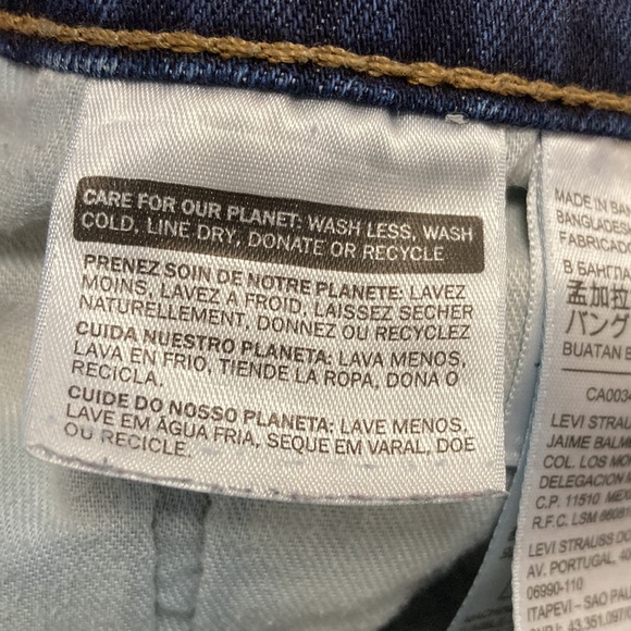 Levi’s 512 by Levi Strauss & Company Blue Jeans Sz 29x30 NWOT - Picture 13 of 14